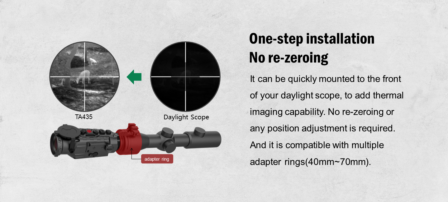 VISOR MONOCULAR TERMICO GUIDE TA435